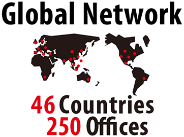 Global Network / 46 Countries 250 Offices